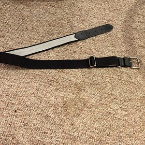 Black softball belt